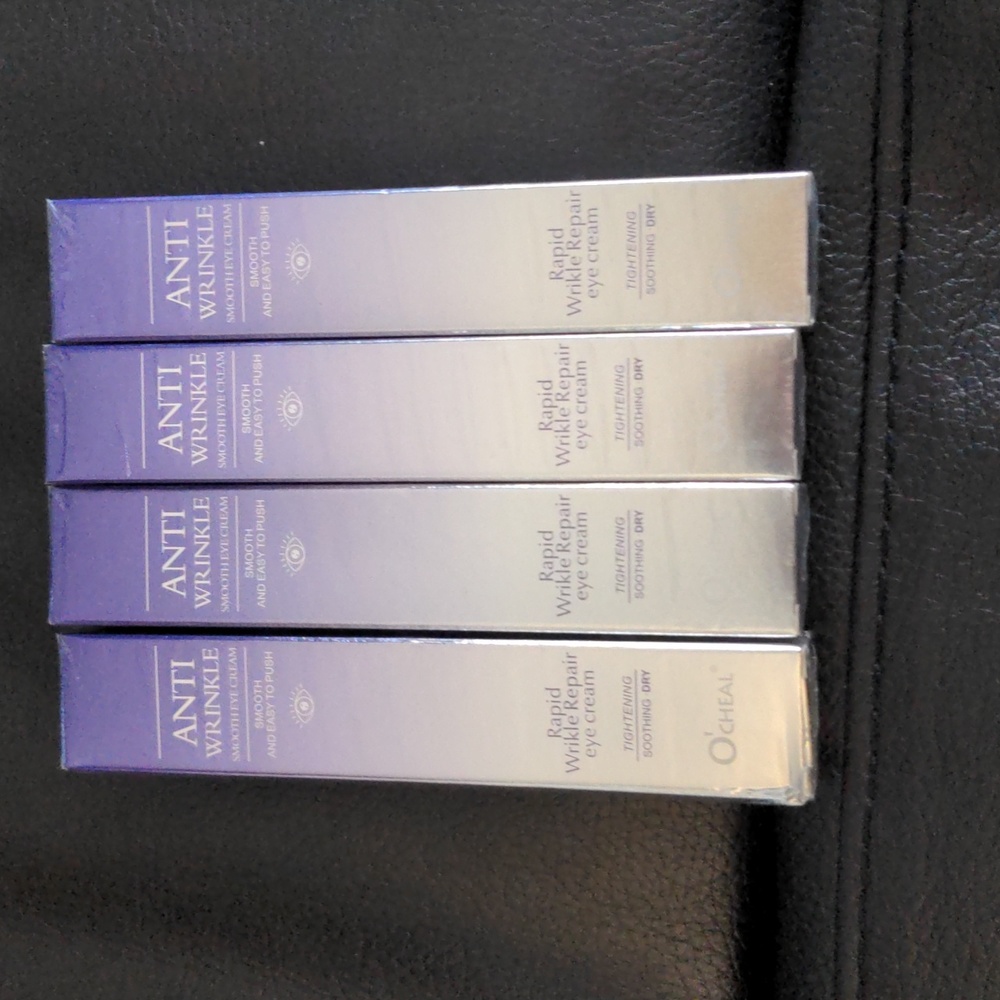 4 Brand new in box O'cheal Anti Wrinkle Smooth Eye Cream